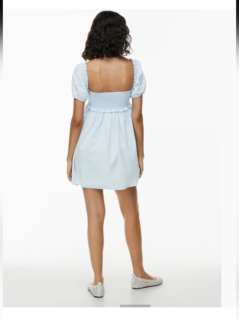 Sunday Best Blue Babydoll Dress - Picture 2 of 12